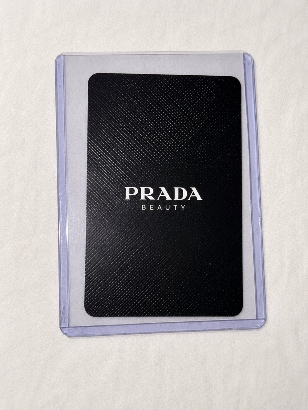 Prada Beauty Promotional Playing Card Collectible Single Card